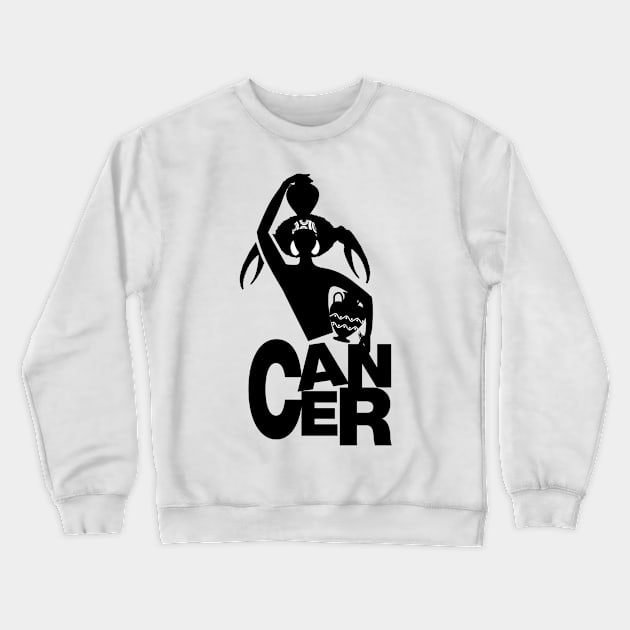 Tribal zodiac. Cancer Crewneck Sweatshirt by LaInspiratriz